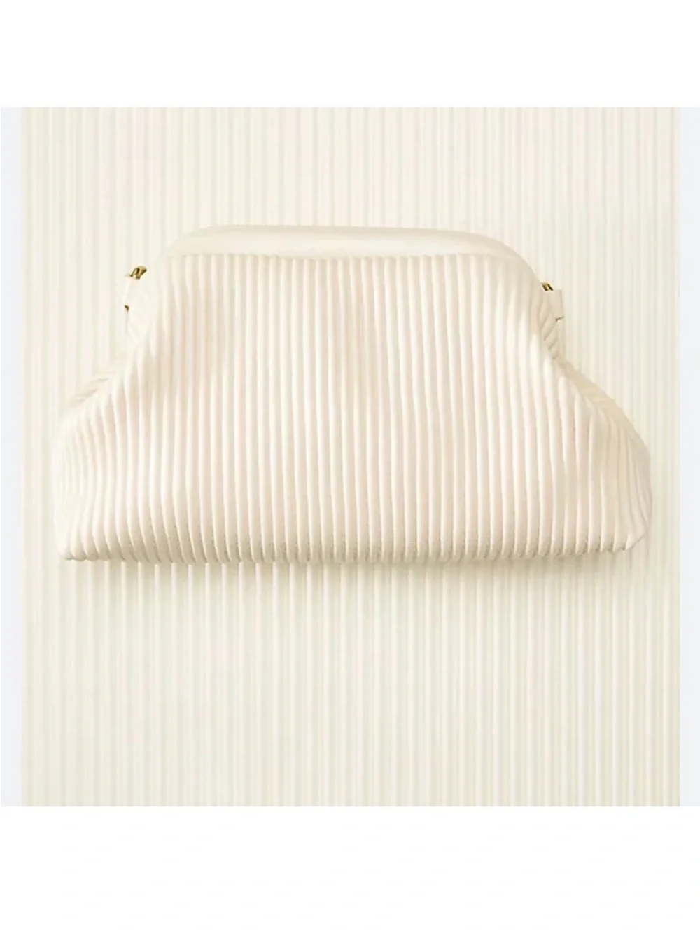 Anthropologie Clamshell Clutch Bag